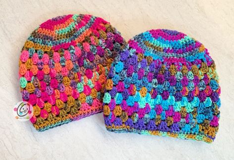 Free Pattern: Hello Pam Beanie ~ Easy Crochet Hat, Crocheted Hats, Crochet Hat Free, Crochet Beanie Pattern, Baby Cap, Pink Yarn, Beanie Pattern, Crochet Hat Pattern, Crochet Beanie