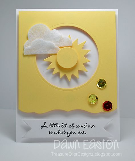 Let the Sun Shine - WT482 Sunshine Cards Diy, Sunshine Cards Ideas, Amazing Paper Craft Ideas, Paper Craft Ideas For Kids, Sunshine Cards, Sunshine Card, Sunshine Design, Sending Prayers, Paper Circle