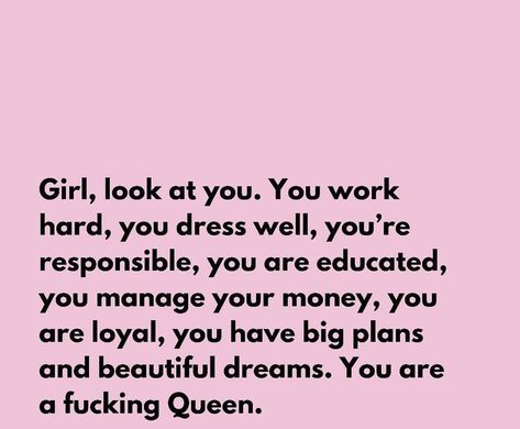 Be proud of yourself and your accomplishments 🌷 You are a Queen, babe 💕 Do Queen ish! Let’s goooo! Be Proud Of Yourself, Proud Of Yourself, Beautiful Dream, Managing Your Money, Look At You, Proud Of You, Be Proud, Work Hard, Nice Dresses