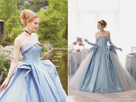 Say hello to your dream fairy tale dress! This Cinderella-inspired gown from Kuraudia will fulfill your princess dreams! » Praise Wedding Community Dream Fairy, Tale Dress, Poofy Dress, Disney Inspired Outfits, Princess Inspired, Fairytale Dress, Girls Dream, Princess Dress, Ball Gown