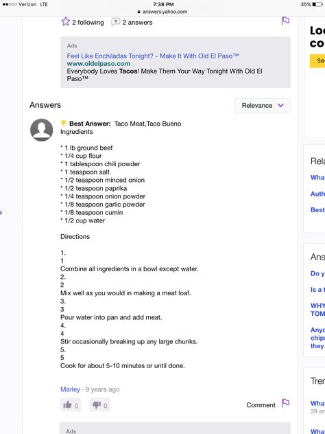 Taco Bueno taco meat Taco Bueno, Taco Bueno Salsa Recipe, Taco Bell Meat Recipe Copycat, Taco Bueno Chili Sauce Recipe, Taco Bueno Copycat Ground Beef, Copycat Taco Bell Taco Seasoning, Copycat Ortega Taco Seasoning, Taco Casa Copycat Taco Meat, Beef Tounge Taco Recipes