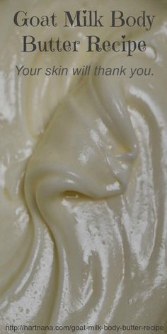 Homestead Products, Goat Products, Goat Milk Body Butter, Homestead Hacks, Lotion Making, Goat Milk Soap Recipe, Milk Beauty, Milk Soap Recipe, Body Butter Recipe