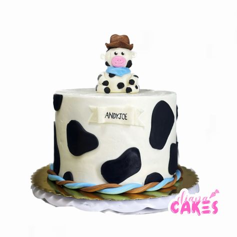 Cakes For First Birthday, Cow Cakes, First Birthday Boy, Boy Cake, Baby Boy Cakes, Boy First Birthday, Cakes For Boys, Baby Cake, Birthday Boy