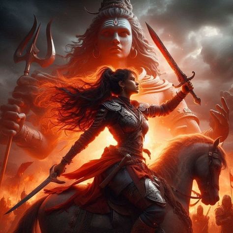 Warrior Princess Aesthetic, Hanuman Ji Wallpapers, Warriors Illustration, Indian Women Painting, Indian Princess, Royal Beauty, Frame By Frame Animation, Har Har Mahadev, Royal Aesthetic