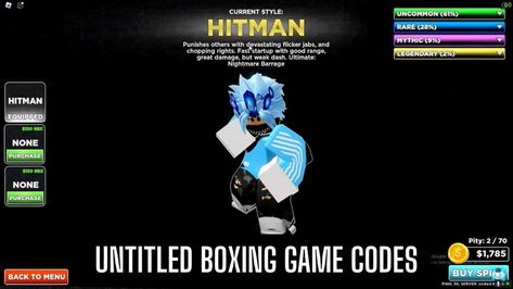 Are you in search of the latest Untitled Boxing Game codes? Look no further. In this guide we ... Read more The post Untitled Boxing Game Codes (June 2023): Get Free Cash & Spin appeared first on Officialroms. Boxing Game, Lords Of The Fallen, 1000 Likes, Games Roblox, Letter N Words, Game Codes, Nintendo Switch Games, Free Cash, Game Guide