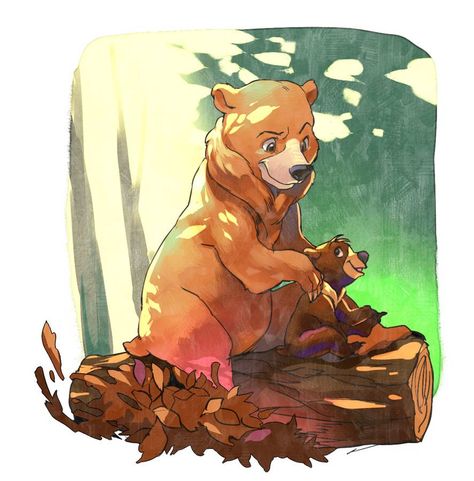 Brother Bear Art, Brother Bear, Disney Animals, Walt Disney Pictures, Disney Studios, Bear Art, Disney Fan Art, Disney And Dreamworks, Disney Pictures