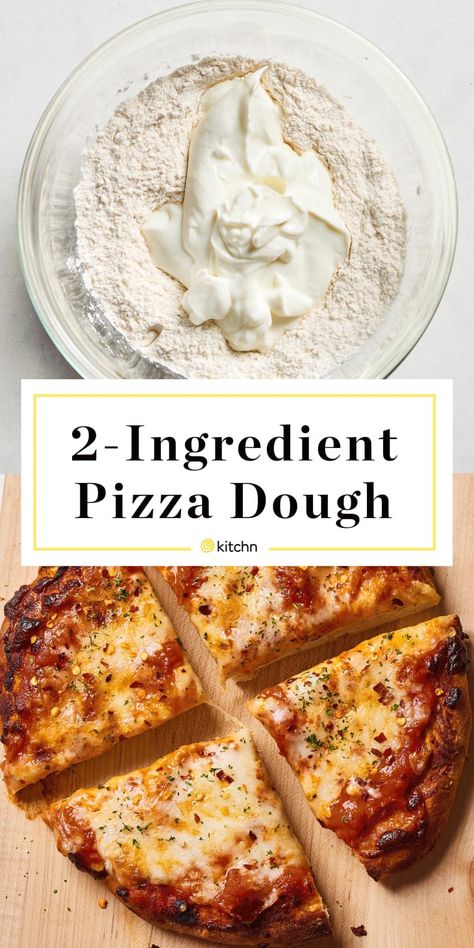 Two-Ingredient Dough for Bagel or Pizza Recipes | Kitchn 2 Ingredient Pizza, 2 Ingredient Pizza Dough, Bagel Recipe Easy, Pizza Bagels, Two Ingredient, Homemade Bagels, Pizza Crust Recipe, Bagel Recipe, Pizza Recipes Dough