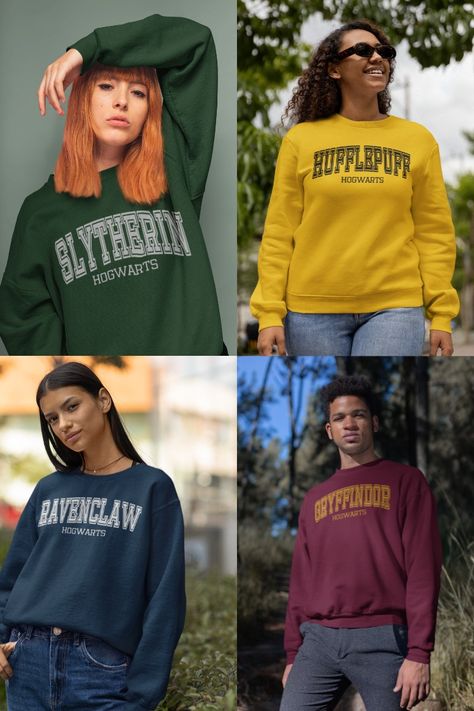 Gryffindor Slytherin Hufflepuff Ravenclaw, Granger Hermione, Gryffindor Slytherin, Harry Potter Sweatshirt, Harry Potter Houses, Sorting Hat, Hogwarts Houses, Ron Weasley, Reading Books