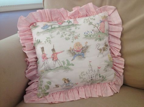 Baby Girls Room, Diy Ruffle, Whimsical Bedroom, Themed Kids Room, Shared Kids Room, Fairytale Nursery, Ruffle Pillow, Daughters Room, Nursery Rhyme