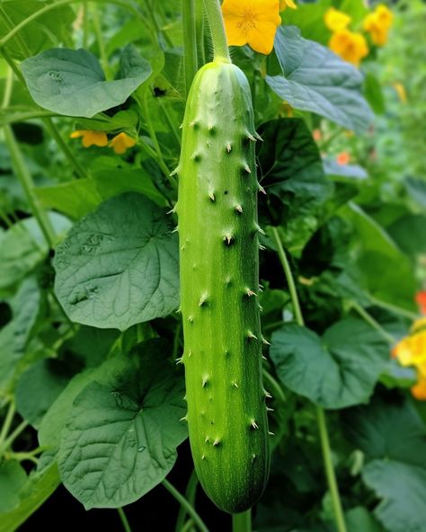 Not doing this 1 key job can ruin your entire cucumber harvest Cucumber Harvest, Bitter Cucumbers, Fertilization Process, Cucumber Flower, Cucumber Canning, Cucumber Beetles, Organic Pesticide, Small Cucumber, Cucumber Plant