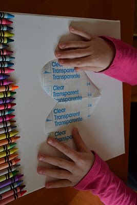 Crayon Canvas - great idea with contact paper and acrylic paint. kids can make their own artwork after i add the decals and choose the colors for them to use Crayon Canvas Art, Melted Crayon Canvas, Stick Painting, Crayon Canvas, Melted Crayons, Box Of Crayons, Crayon Crafts, Crayon Art Melted, Crayon Art