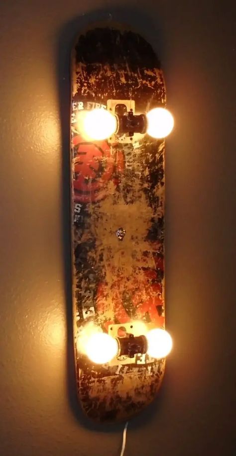 Skateboard Room Ideas, Skateboard Shelves, Skateboard Room, Skateboard Furniture, Diy Bookends, Ugc Content Creator, Skateboard Wall Art, Unique Backsplash, Ugc Content