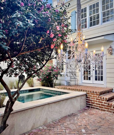 Ty Pennington Shares Photos of His Historic Savannah Home He and New Wife Kellee Are Restoring Savannah Style Homes, Savannah Homes, Small Circle Of Friends, Herringbone Brick, Ty Pennington, Brick Pathway, Europe Honeymoon, Historic Savannah, Put Things Into Perspective