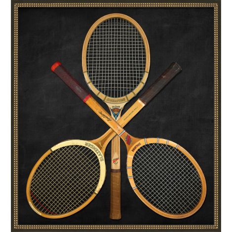 Tennis Racquet Decor, Tennis Decorations, Tennis Art, Interior Design Commercial, Tennis Party, Wendover Art, Tennis Rackets, Wendover Art Group, Vintage Tennis