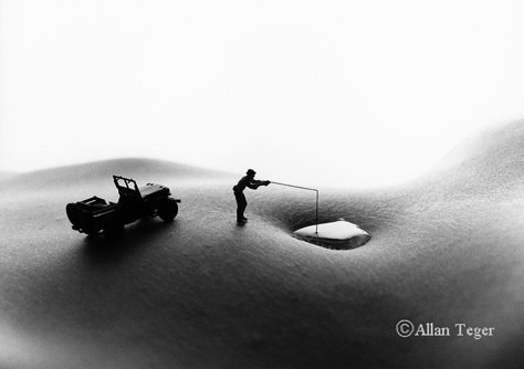 Bodyscape: Fishing Trip by Allan Teger Body Landscape Photography, Fishing Photo Shoot, Body Landscape, Tilt Shift Photography, Landscapes Photography, Miniature Photography, Photography Posing Guide, Conceptual Photography, Spark Joy