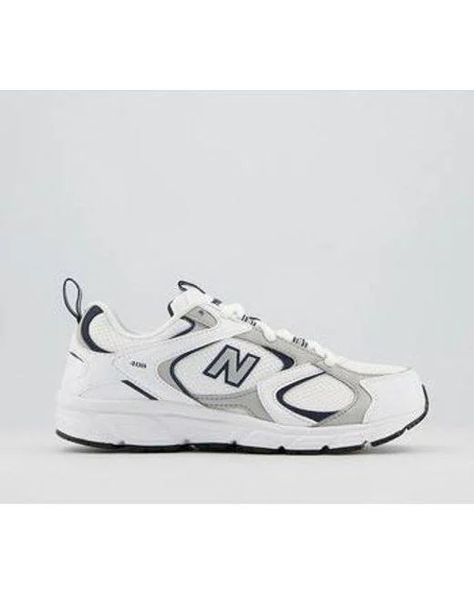 New Balance 408, Silver Trainers, New Balance Homme, Running Silhouette, Balance Trainers, Modern Tech, New Balance Men, Grand Designs, New Balance Women