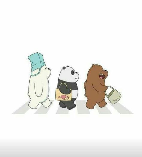 3 Bare Bears, Disney Inspired Tattoos, Polar Bear Cartoon, Best Friends Cartoon, We Bare Bears Wallpapers, Cartoon Network Shows, Inspired Tattoos, Mickey Mouse Art, Friend Cartoon