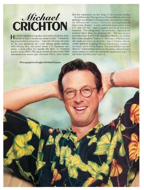 Michael Crichton - miss him so Michael Crichton Books, Michael Crichton, Miss Him, Knowledge Is Power, Medical School, Jurassic Park, Inspire Me, Authors, Book Worth Reading