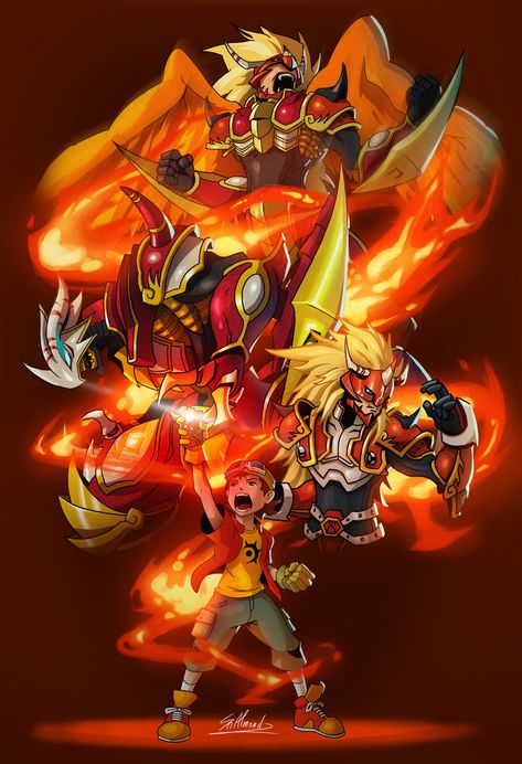 Digimon Frontier - Takuya / Fire, Alvaro Cruceira Digimon Frontier Takuya, Digimon Fanart, Digimon Tattoo, Digimon Seasons, Digimon Art, Dnd Stories, Digimon Wallpaper, Digimon Frontier, Digimon Digital Monsters