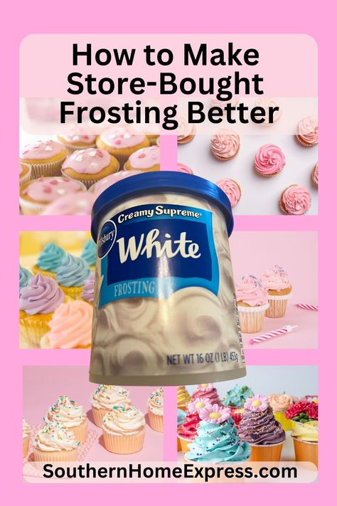 Enhance store-bought frosting and make it better. Discover some tips to improve flavor and texture for a homemade touch. Canned Frosting Tips, Store Bought Frosting, Canned Frosting, How To Make Frosting, Store Bought Cake, Lemon Bread, Frosting Tips, Homemade Frosting, Tasty Chocolate Cake