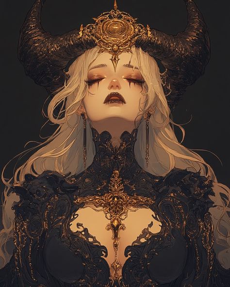 𝕯𝖊𝖒𝖔𝖓𝖘 𝕼𝖚𝖊𝖊𝖓 - 𝕽𝖔𝖚𝖓𝖉 2 AI Generated | Gerado por IA | Midjourney Second round of beautiful Demon Queens to make your Sunday marrier! 😈💜 #ai #midjourney #darkfantasy #aiart #demon #queen Demon Queen Art, Fantasy Queen Art, Demon Girl Art, Demon Names, Beautiful Demon, Witch Demon, Demon Queen, Fantasy Queen, Queen Anime