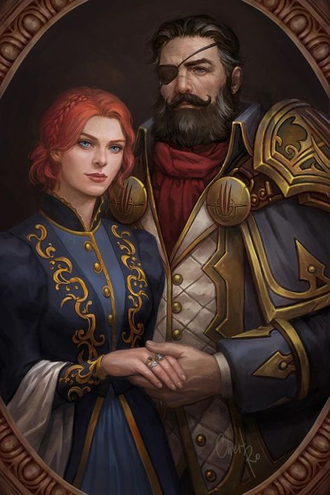 Noble Family Portrait, Nobleman Character Art, Fantasy Nobleman, Dnd Portraits, Fantasy Portraits, Dungeons And Dragons Characters, Dnd Art, Family Art, Fantasy Concept Art