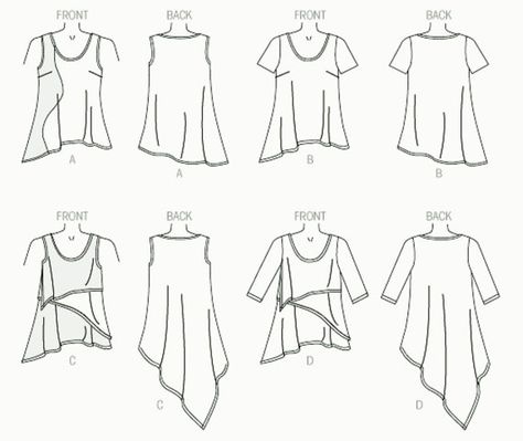 Ladies Pullover Tunic Tops Pattern Butterick Pattern by blue510 Free Tunic Sewing Pattern, Tunic Sewing Patterns For Women, Linen Inspiration, Tunic Tops Pattern, Tops Sewing, Tunic Sewing Patterns, Sewing Tops, Asymmetrical Hem Top, Butterick Pattern