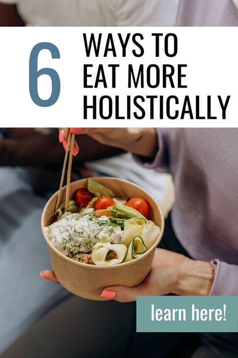 HOLISTIC EATING FOR BEGINNERS! Learn how to eat healthier & more holistically- Holistic Living Tips Holistic Eating, How To Eat Healthier, Healthy Holistic Living, Holistic Recipes, Holistic Diet, Holistic Nutritionist, Eat Healthier, Fat Removal, Holistic Nutrition