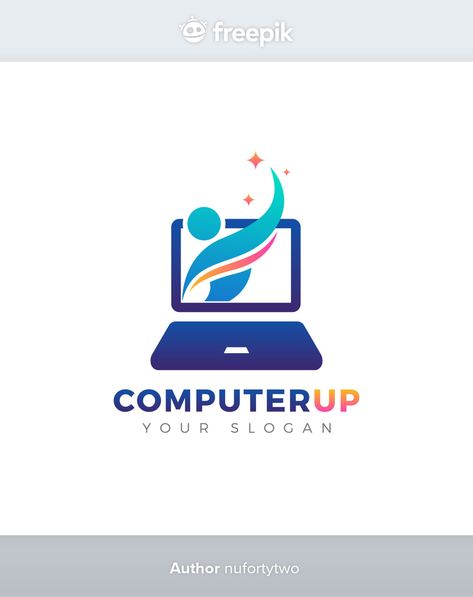 Computer Shop Logo, Logo Teknologi, Computer Logo Design Ideas, Laptop Logo Design, Computer Logo Icon, Logo Jb, Chamber Logo, Laptop Logo, Future Skills