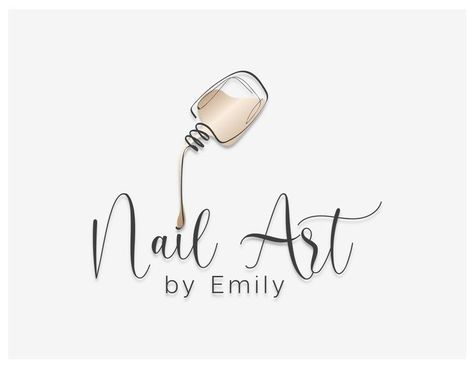 Nail Logos Ideas, Hair And Nail Salon, Salon Logo Design, Nail Salon Decor, Nail Salon Design, Nail Art Studio, Beauty Salon Logo, Nail Logo, Lashes Logo