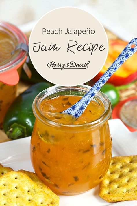 Learn how to make jam with this Peach Jalapeño Jam recipe! It’s a simple concoction of fresh peaches, minced jalapeño and sugar that’s boiled down into a sweet spoonful of peachy goodness. Jalapeno Jam Recipe, Peach Jalapeno Jam, Freezing Recipes, Make Jam, Jalapeno Jam, Peach Recipes, Peach Jam, Fresh Peaches, Jam Recipe