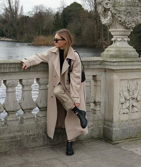 80 Best Trench coat Fall outfits to Copy today - atinydreamer Winter Outfits Trench Coat, Tan Coat Outfit, Beige Trench Coat Outfit, Trench Coat Outfit Fall, Brown Coat Outfit, Trent Coat, Minimalist Winter Outfit, Fall Coat Outfit, Claire Rose Cliteur