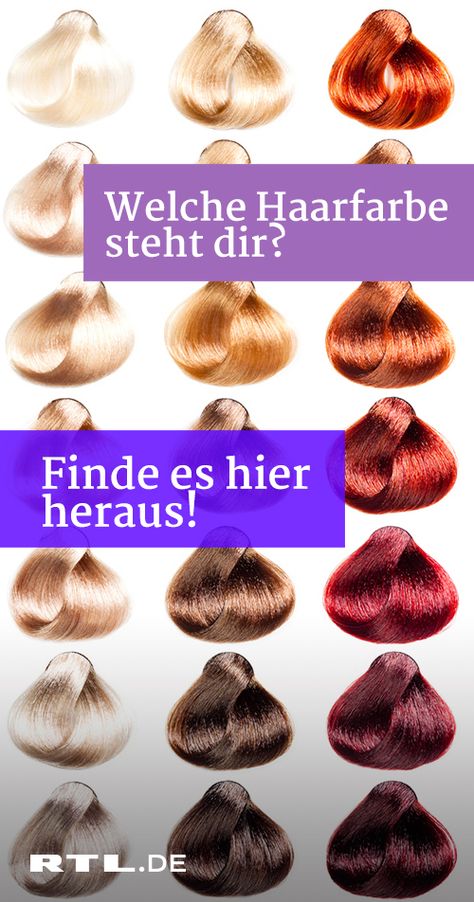 Welche Haarfarbe passt zu deiner Augenfarbe und deinem Hautton? Finde es heraus! What Hair Color Goes With Green Eyes, Prom Hair, Hair Videos, Beauty Make Up, Hair Hacks, Hair Tutorial, Bridal Hair, Hair Stylist, Braided Hairstyles