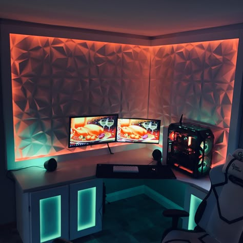 Diy Home Decor For Apartments Renting, Handy Gadgets, Gaming Room Ideas, Computer Gaming Room, Clever Gadgets, Gadgets Gifts, Setup Gamer, Pc Gaming Setup, Video Game Room Design