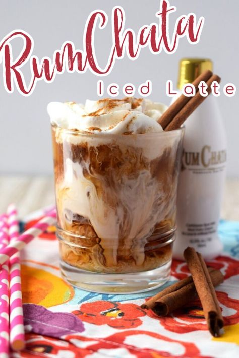 Drinks With Rum Chata Recipes, Rum Chata Recipes, Rumchata Recipes Drink, Rumchata Drinks, Rumchata Recipes, Rum Chata, Iced Latte Recipe, Breakfast Cocktails, Cold Brew Iced Coffee