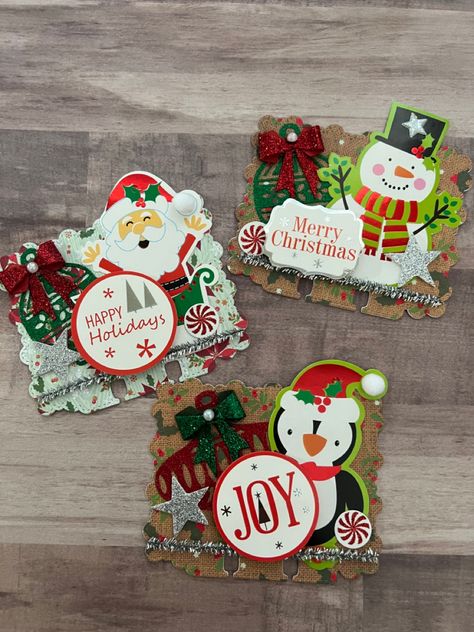 Christmas Memory Dex Cards Ideas, Memory Dex Cards, Memorydex Ideas, Memorydex Cards, Rolodex Cards, Tags Ideas, Scrapbook Embellishments Diy, Merry Christmas Happy Holidays, Doodlebug Design