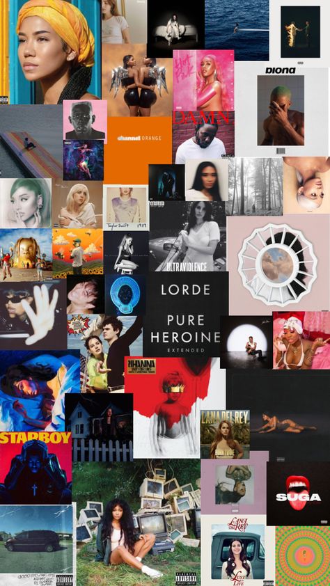 my favorite albums #music #albums #rnb #pop #sza #lanadelrey #frankocean #artists Rnb Artists Wallpaper, Rnb Album Covers, Rnb Music Aesthetic, Rnb Albums, Rnb Vibes Aesthetic, Rnb Wallpaper, R&b Aesthetic Wallpaper, Rnb Artists, Rnb Songs