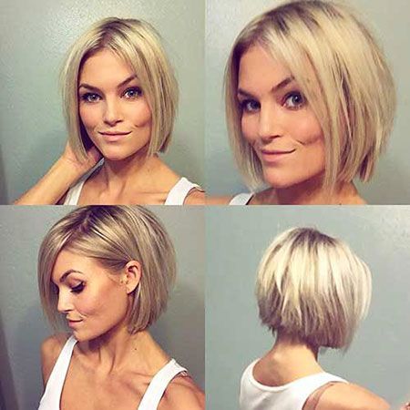 Bob Style Haircuts, Hair Cuts 2017, Short Blonde Bobs, Bob Hairstyles For Fine Hair, Summer Hairstyles For Medium Hair, Peinados Fáciles Para Cabello Corto, Hair Summer, Hairstyles Summer, Long Bob Hairstyles