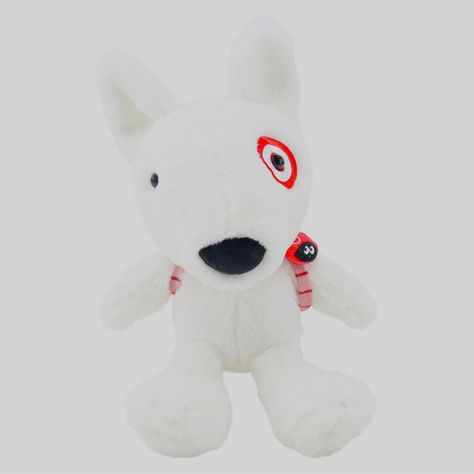 Bullseye and his friend are heading out on an adventure and your little one can join them with their very own Target Bullseye dog plush. Exclusive to Target, Bullseye is wrapped in the highest quality fabrics and pillowy-soft stuffing, featuring a working backpack and a ladybug friend on the shoulder strap. Make story time with Bullseye come alive with the accompanying (sold separately) Target-Exclusive Pop-up Book, “Goodness to Give: A Bullseye and Friends Pop-up Adventure” by Matthew Reinhart Target Dog, Trending Toys, Target Toys, Target Gifts, Top Toys, Up Book, Sewing Party, Cute Stuffed Animals, Plush Dog