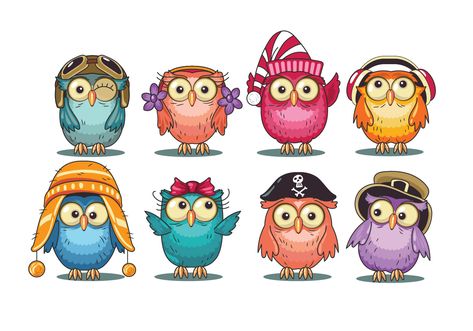 Cartoon Owls, Cartoons Hd, Owl Clip Art, Cute Owls, Owl Vector, Owl Illustration, Owl Collection, Zen Tangle, Owls Drawing