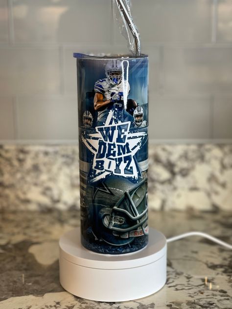 Dallas Cowboys Tumbler, Cowboys Tumbler, Go Cowboys, Weekend Warrior, Metal Straws, Personalized Tumblers, 20 Oz Tumbler, Refreshing Drinks, Diy Inspiration