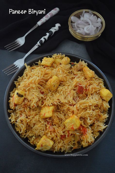 Paneer Biryani in Pressure cooker Recipe | How to Cook Paneer Biryani In Cooker Paneer Pulao Recipe, Paneer Pulao, Paneer Biryani, Pressure Cooker Recipe, Veg Biryani, Cooking Tomatoes, Pulao Recipe, Paneer Tikka, One Pot Meal