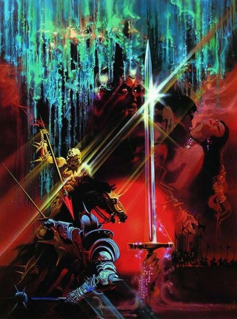 Excalibur (1981) | 2020-12-06 Roi Arthur, 70s Sci Fi Art, Adventure Movie, Print Screen, Movie Poster Art, Poster Artwork, Fantasy Movies, Medieval Fantasy, Sci Fi Art