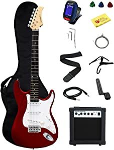 Electric Guitar Amp, Electric Guitar Accessories, Electric Guitar Case, Red Electric Guitar, Electric Guitar Kits, Electronic Store, Electric Guitar And Amp, Guitar Kits, Pedal Board