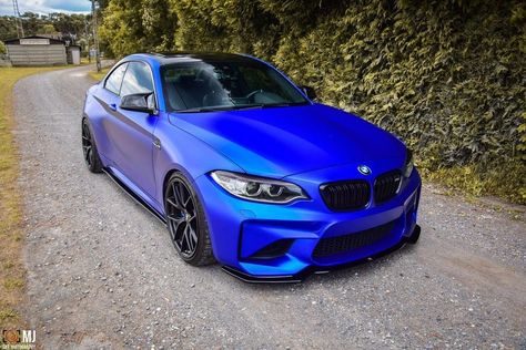 satin chrome blue wrap • Instagram Blue Bmw, Bmw M2, Blue Car, June 22, Car Wrap, Bmw, Satin, Cars, On Instagram