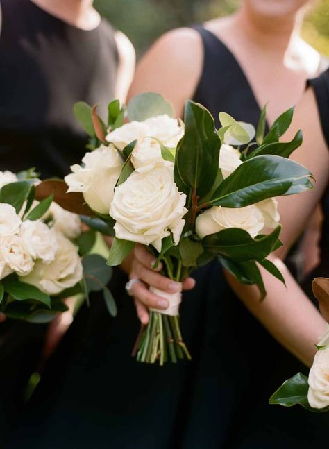 Winter Wedding Magnolia Leaves, Magnolia And Hydrangea, Magnolia Bridesmaid Bouquet, Magnolia Arrangements Wedding, Peony And Magnolia Bouquet, Green Hydrangea Wedding Bouquet, Magnolia Wedding Decor, Magnolia Themed Wedding, Magnolia Centerpiece Wedding