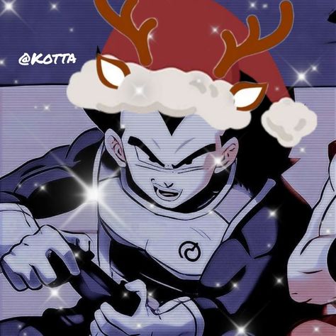 Vegeta Christmas Pfp, Dbz Christmas Pfp, Kid Buu, Dragon Ball Icons, Christmas Pfp, Dbz Art, Goku And Vegeta, Christmas Icons, My Man My Man