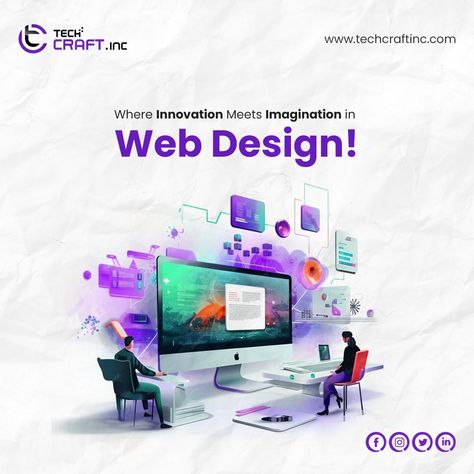 Elevate your brand with visually stunning websites crafted by our expert developers. Let's create something remarkable together! Contact us at 📞 +1 667-423-5532 📩 info@techcraftinc.com #website #websitedevelopment #websitedesigner #websitedeveloper #websitecompany #websiteservices #wordpress #wordpresswebsite #wordpressdeveloper #ecommercewebsitedesign #ecommercewebdevelopment #shopifydevelopment Web Development Logo, Inventory Management Software, Website Company, Social Media Branding Design, Creative Design Agency, Media Branding, Frontend Developer, Wordpress Developer, Inspiration Painting