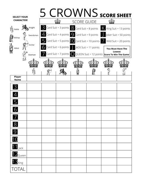 five crowns score sheet - Yahoo Search Results Crown Printable, Bunting Template, Board Game Pieces, Fear Factor, Fun Card Games, Curriculum Planning, Game Storage, Game Theory, Fall Soups