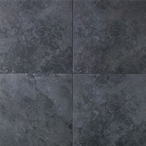 Continental Slate - Asian Black Black Porcelain Tiles, Black Floor Tiles, Tiles Direct, Black Tile, Tile Texture, Best Floor Tiles, Slate Flooring, Black Tiles, Slate Tile